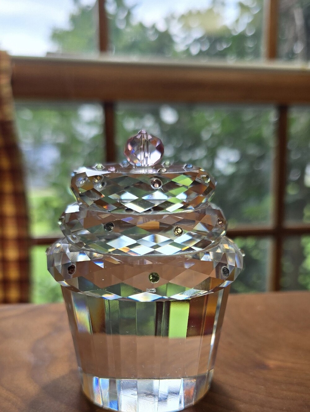 Crystal Simon Designs SD Cupcake Figurine Sprinkles Icing Cherry